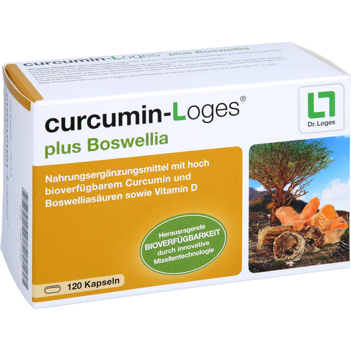 curcumin-Loges plus Boswellia Kapseln, 120 pc Capsules