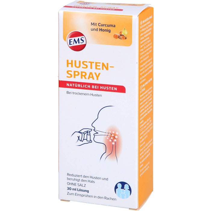 EMS Hustenspray bei trockenem Husten, 30 ml Solution