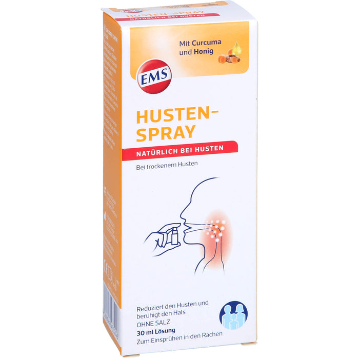 EMS Hustenspray bei trockenem Husten, 30 ml Solution