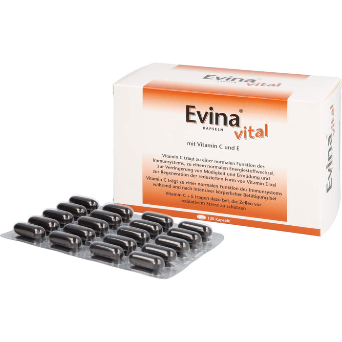 Evina vital Kapseln bei Vitamin C Mangelzuständen, 120 St. Kapseln