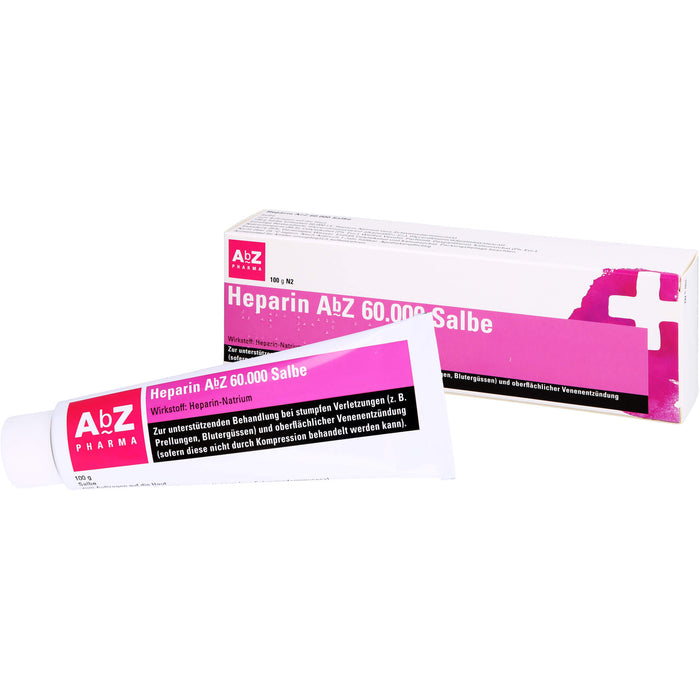 Heparin AbZ 60.000 Salbe bei stumpfen Verletzungen, 100 g Ointment