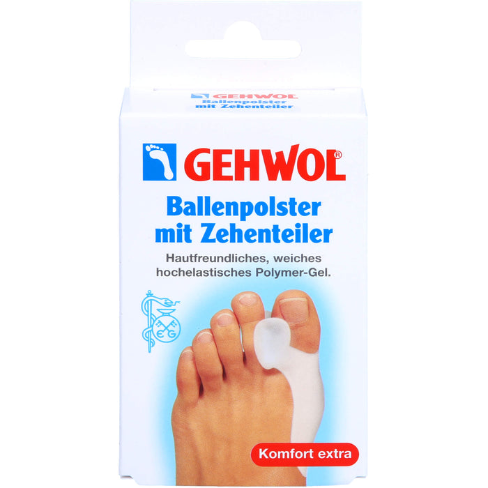 GEHWOL Ballenpolster mit Zehenteiler, 1 pcs. Toe divider