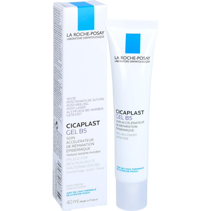 La Roche-Posay Cicaplast Gel B5 Pflege für beschleunigte Hauterneuerung, 40 ml Gel