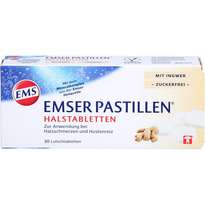 EMSER Pastillen bei Halsschmerzen und Hustenreiz, 30 pcs. Tablets