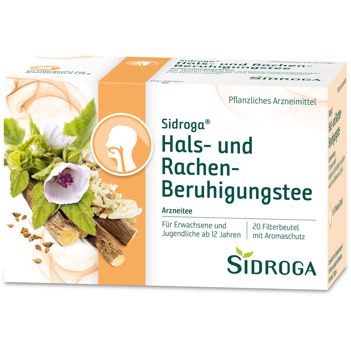 Sidroga Hals- und Rachen-Beruhigungstee, 20 pcs. Filter bag