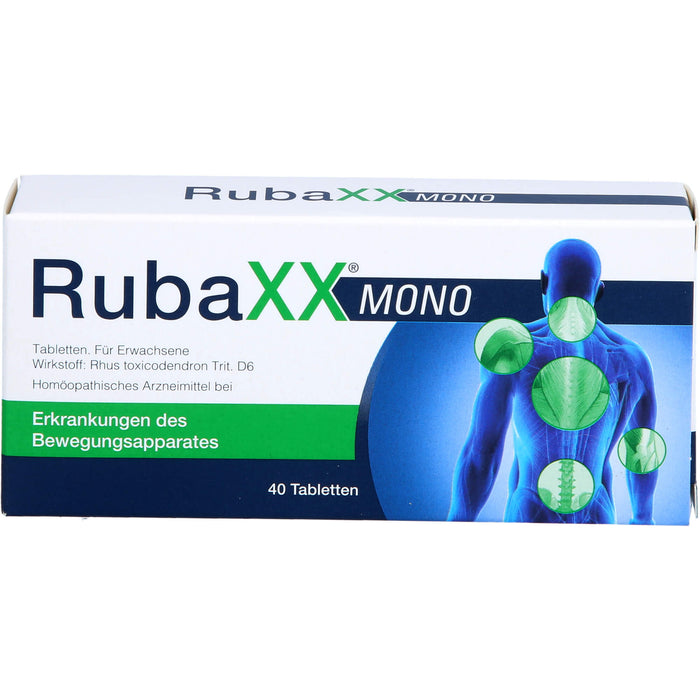 RubaXX mono Tabletten bei Erkrankungen des Bewegungsapparates, 40 St. Tabletten