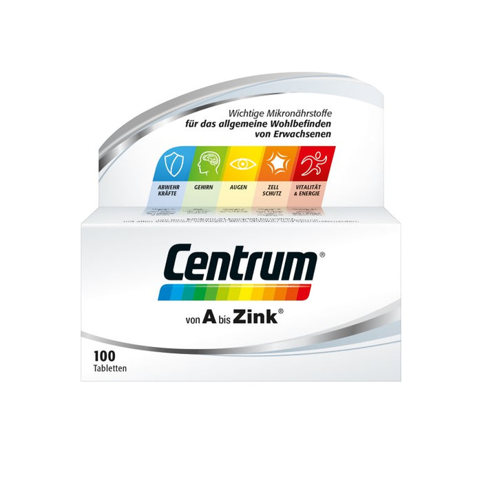 Centrum von A bis Zink Tabletten, 100 pc Tablettes