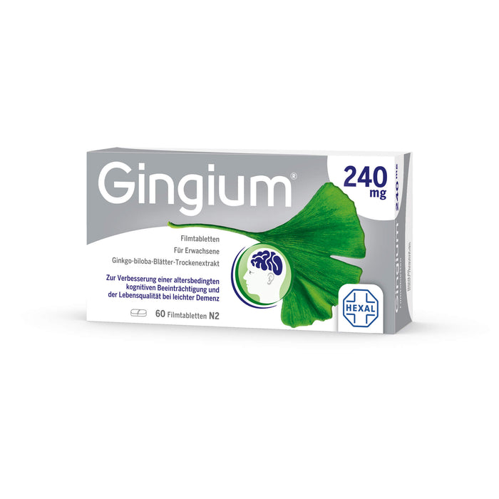 Gingium 240 mg Filmtabletten, 60 St. Tabletten