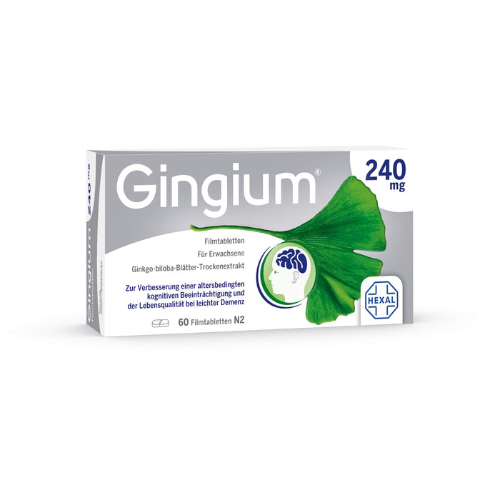 Gingium 240 mg Filmtabletten, 60 pcs. Tablets