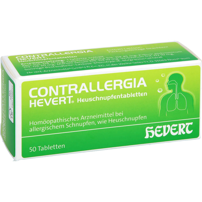 Contrallergia Hevert Heuschnupfentabletten, 50 pcs. Tablets