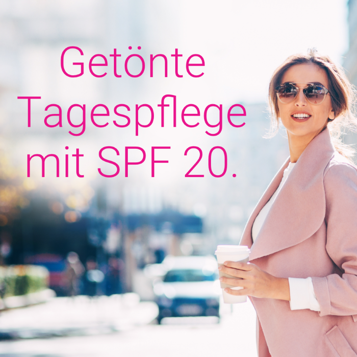 LETI SR Anti-Rötungen Gesichtscreme getönt + Korrektor - Getönte Tagespflege bei sensibler oder geröteter Gesichtshaut mit SPF 20, 40 ml Creme