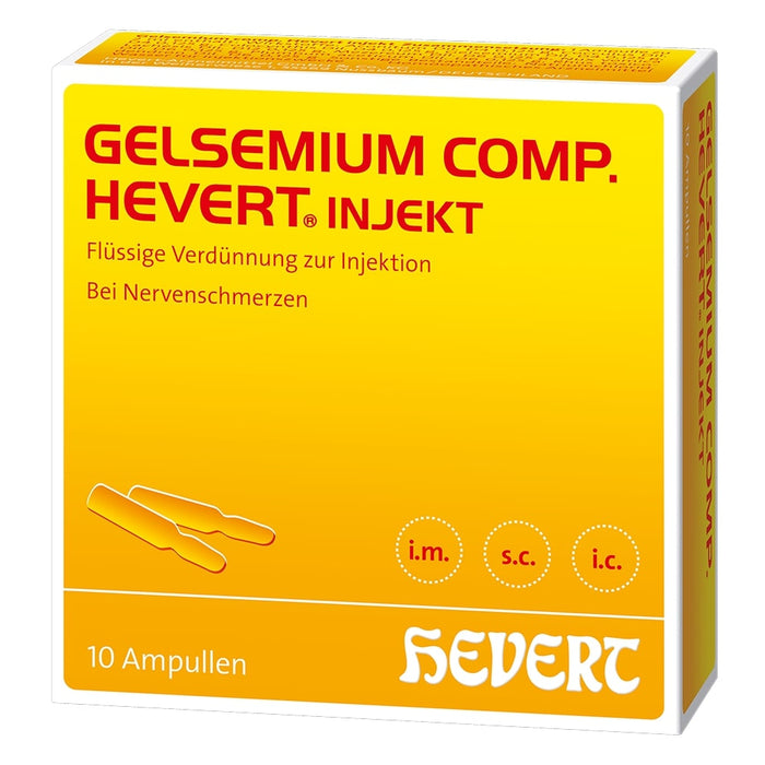 Gelsemium comp. Hevert injekt Ampullen, 10 pcs. Ampoules