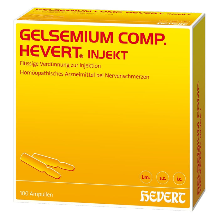 Gelsemium comp. Hevert injekt Ampullen, 100 pcs. Ampoules