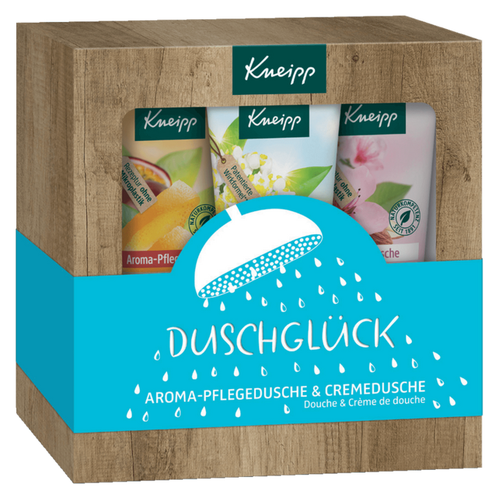 Kneipp Duschglück Geschenkset Aroma-Pflegedusche & Cremedusche, 225 ml Duschgel