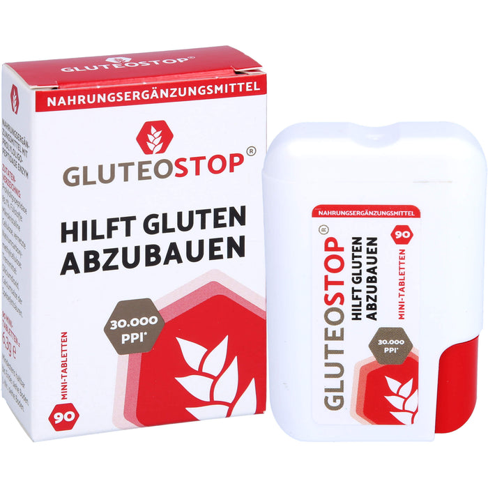 GluteoStop Tabletten hilft Gluten abzubauen, 90 pc Tablettes