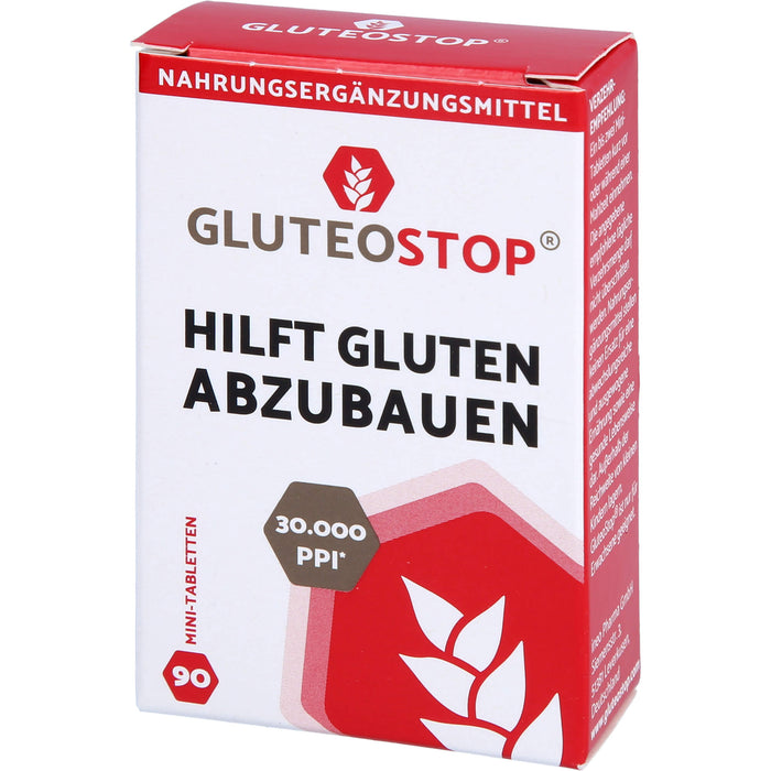 GluteoStop Tabletten hilft Gluten abzubauen, 90 pcs. Tablets