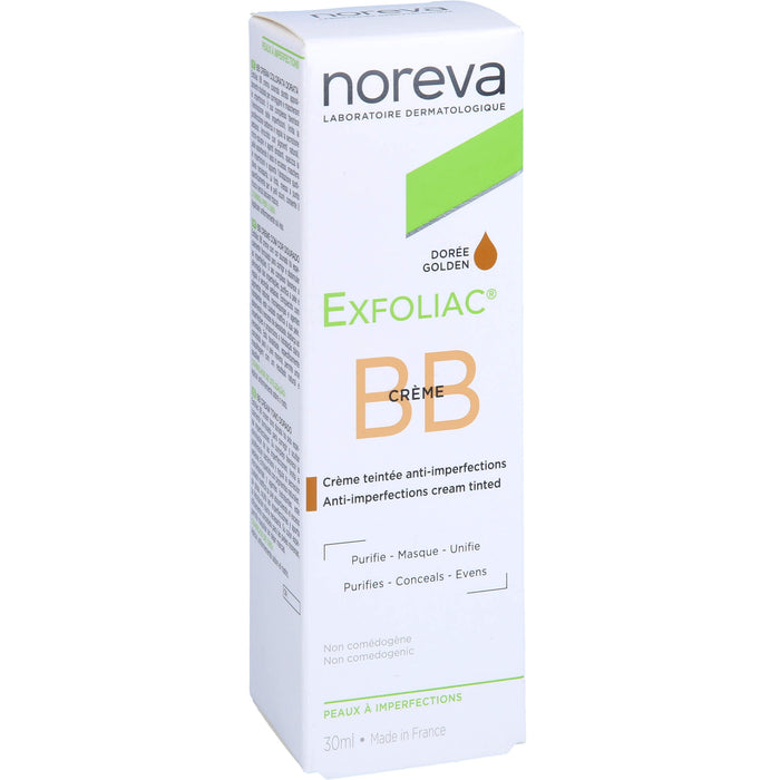 Noreva exfoliac getönte BB-Creme dunkel, 30 ml Crème