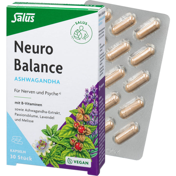 Salus Neuro Balance Ashwagandha Kapseln, 30 pcs. Capsules