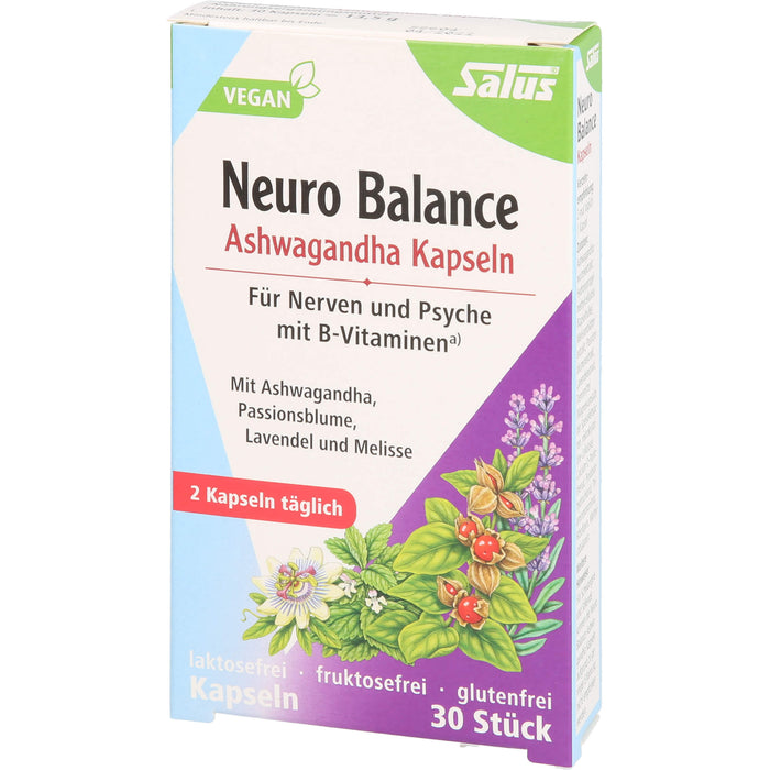 Salus Neuro Balance Ashwagandha Kapseln, 30 St. Kapseln