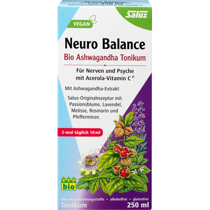 Salus Neuro Balance Ashwagandha Bio Tonikum, 250 ml Solution