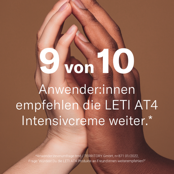 LETI AT4 Intensivcreme - Akut-Hautpflege bei extrem trockener oder bei atopischen Ekzemen, 15 ml Cream