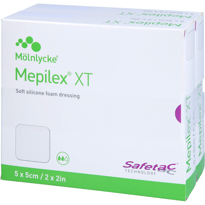 MEPILEX XT 5x5 cm Schaumverband, 10 St VER