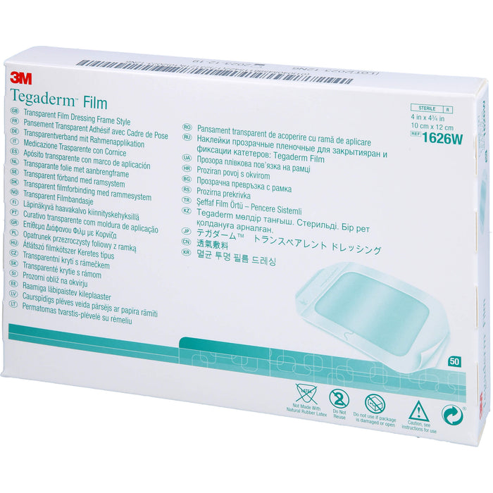 Tegaderm 3M Film 10x12 cm 1626W, 50 St PFL