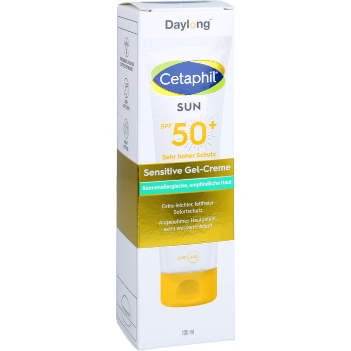 Cetaphil Sun Daylong Sensitive Gel-Creme SPF 50+, 100 ml Gel