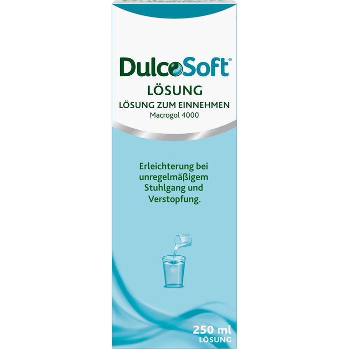 DulcoSoft Lösung weicht harten Stuhl auf, 250 ml Lösung