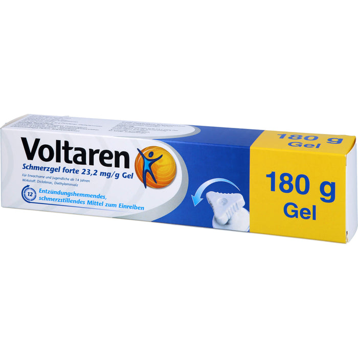 Voltaren Schmerzgel forte 23,2mg/g Emra entzündungshemmend und schmerzstillend, 180 g Gel