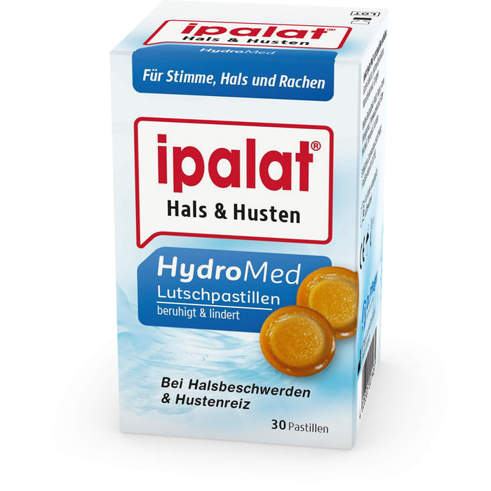 ipalat HydroMed Halspastillen, 30 pc Pastilles