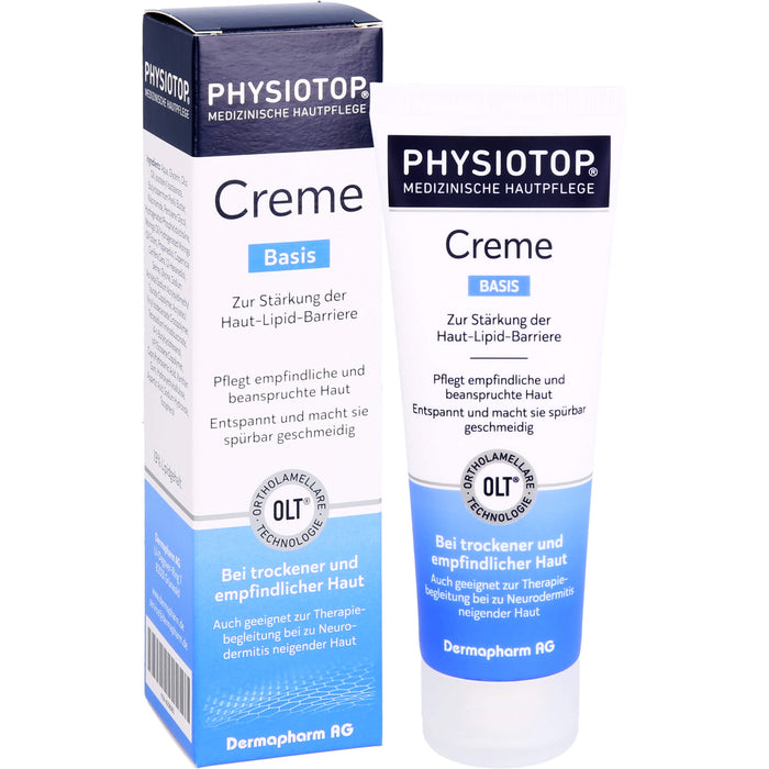 Physiotop Basis Creme zur Stärkung der Haut-Lipid-Barriere pflegt beanspruchte und empfindliche Haut, 75 ml Creme