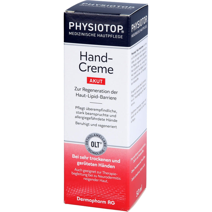 PHYSIOTOP akut Handcreme, 50 ml Creme