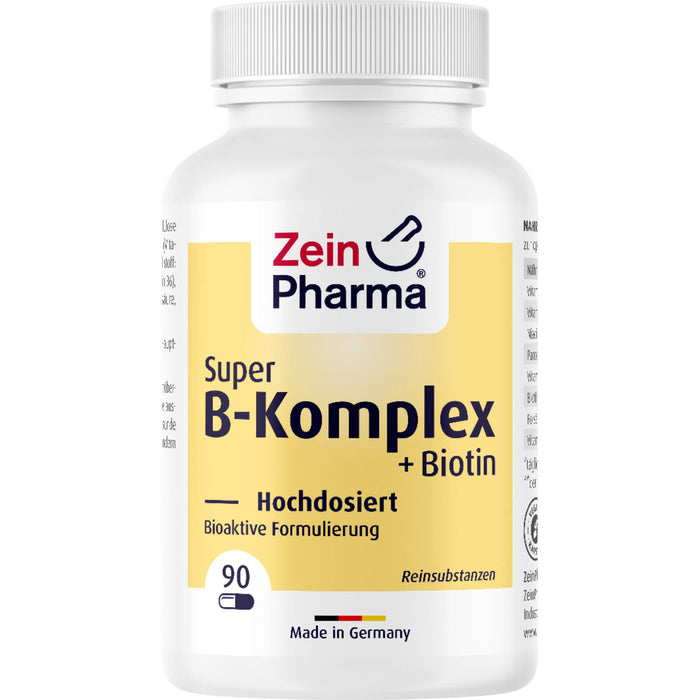 Super B-Komplex + Biotin ZeinPharma, 90 St KAP