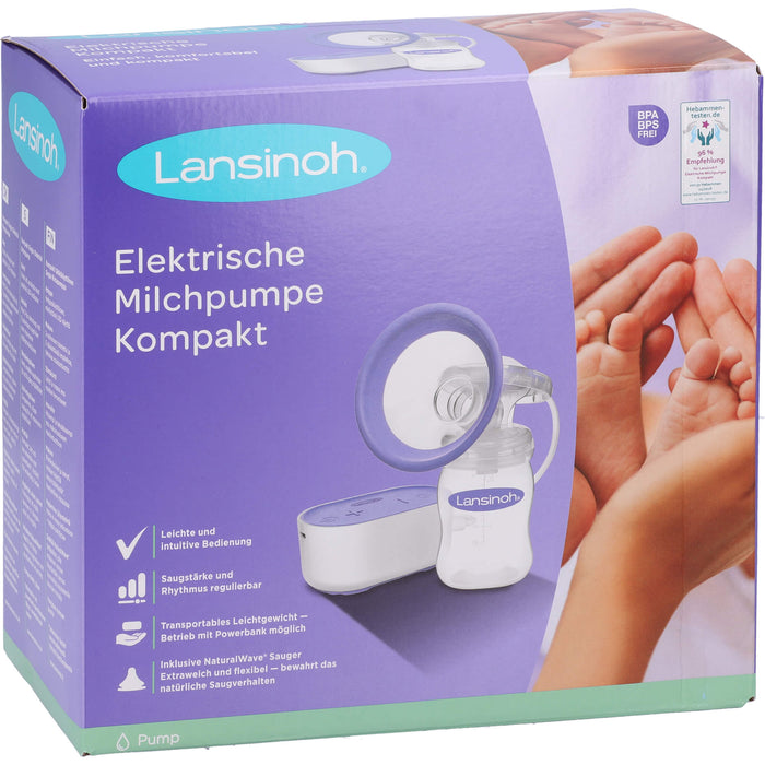 LANSINOH Elektrische Milchpumpe Kompakt, 1 St