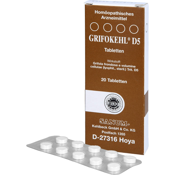 Grifokehl D5 Tabletten, 20 St TAB