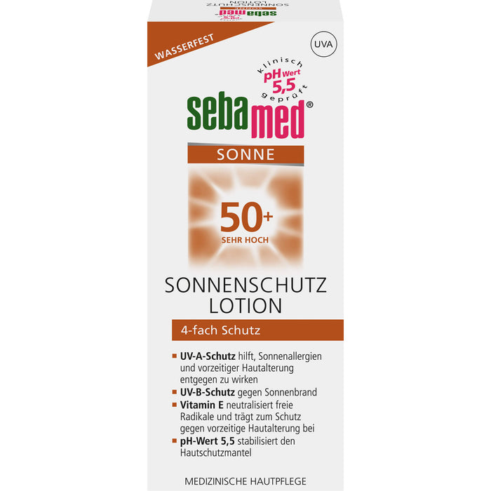 sebamed Sonnenschutz Lotion LSF 50+, 150 ml LOT