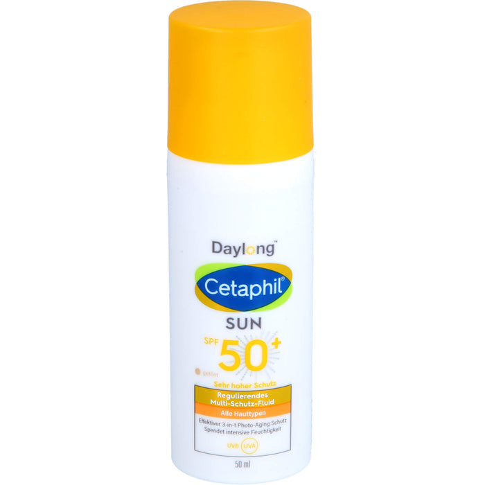 Cetaphil sun Daylong SPF 50+ Multi-Schutz-Fluid Gesicht getönt, 50 ml Lotion