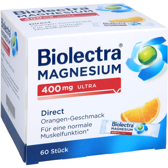 Biolectra Magnesium 400 mg ultra direct Sticks, 60 pcs. Sachets