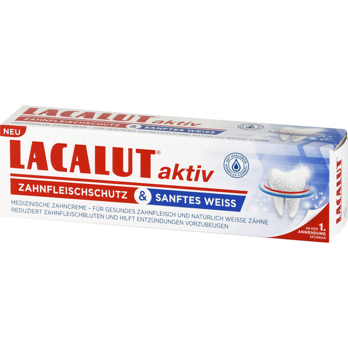 LACALUT aktiv medizinische Zahncreme, 75 ml Toothpaste