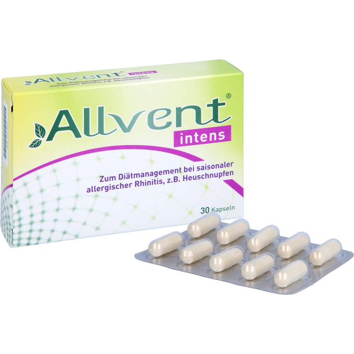 Allvent intens Kapseln bei saisonaler allergischer Rhinitis, 30 pcs. Capsules