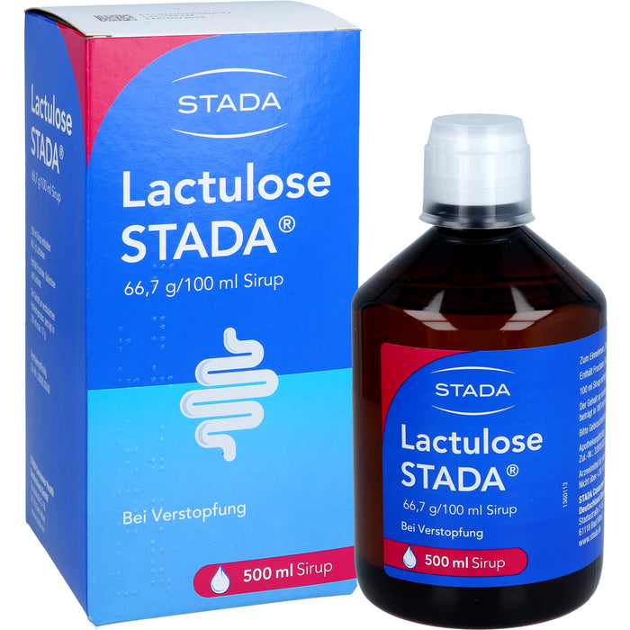 Lactulose STADA Sirup bei Verstopfung, 500 ml Solution