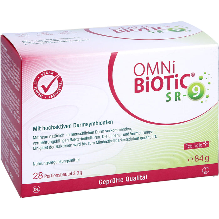 OMNi-BiOTiC SR-9 Portionsbeutel mit hochaktiven Darmsymbionten, 28 St. Beutel