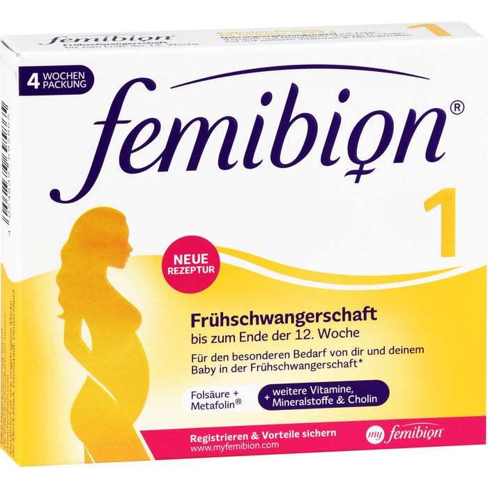 Femibion 1 Frühschwangerschaft Tabletten, 28 pc Tablettes