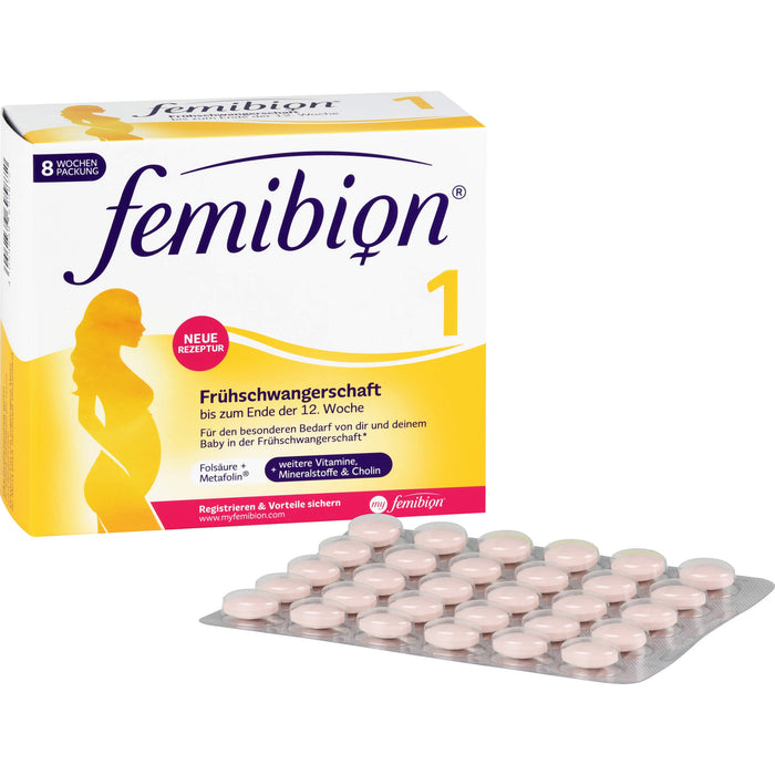 Femibion 1 Frühschwangerschaft Tabletten, 56 St. Tabletten