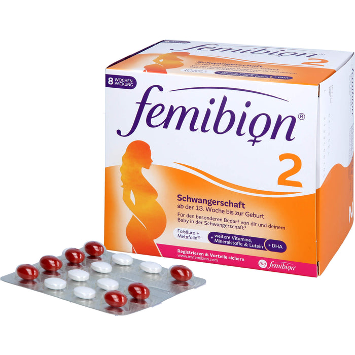 Femibion 2 Schwangerschaft Tabletten und Kapseln, 112 St. Tabletten