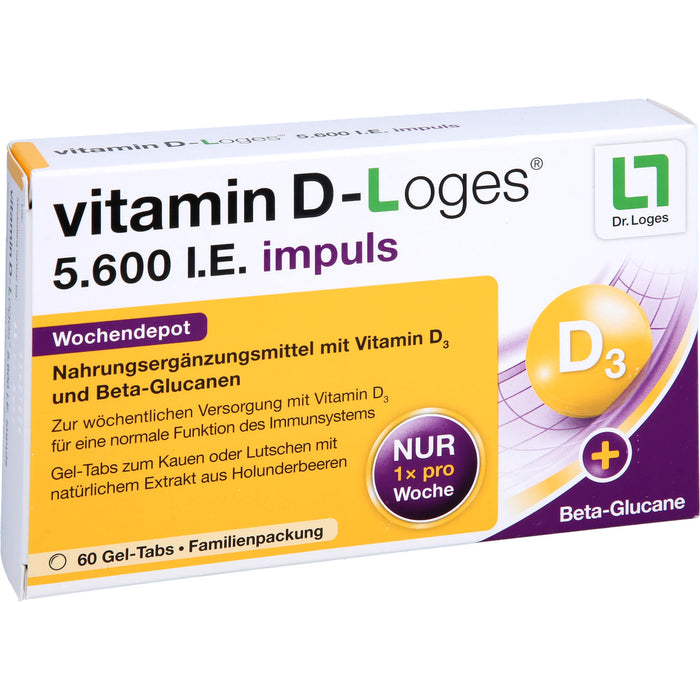 Vitamin D Loges 5600ie Imp, 60 St KTA