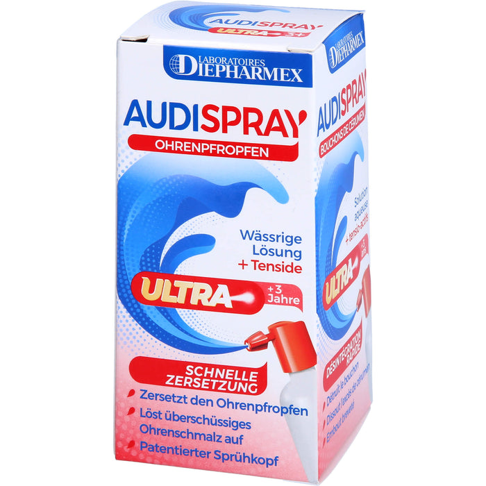 AUDISPRAY ULTRA, Ohrenpfropfen, 20 ml Lösung