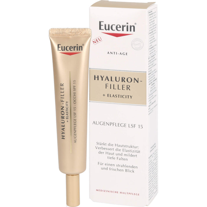 Eucerin Anti-Age Hyaluron-Filler +Elasticity Auge, 15 ml Creme