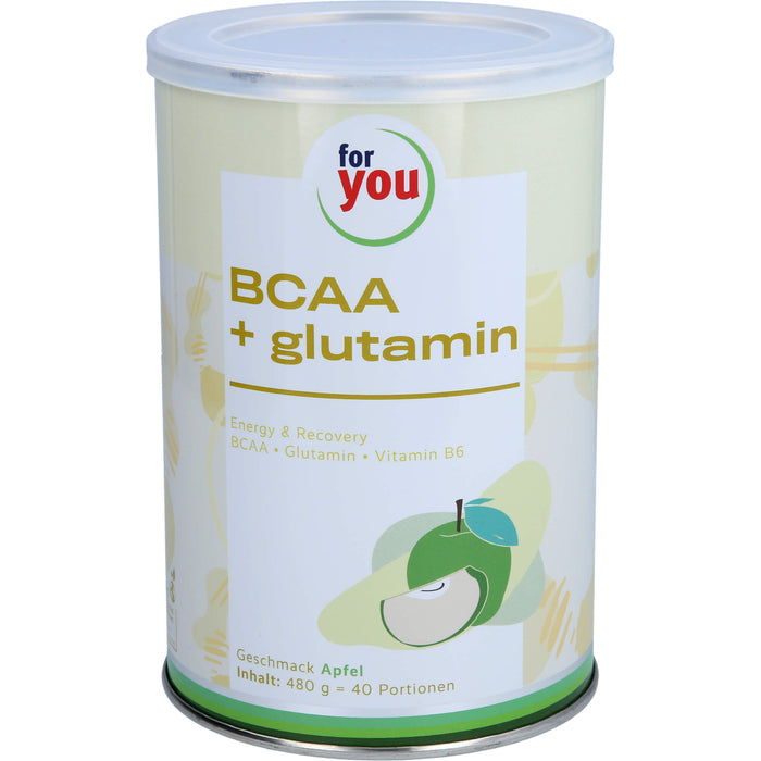 for you BCAA + glutamin Energy & Recovery Apfel, 480 g PUL